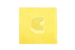 Napkins, 33*33 cm, one layer, 300 sheets/package, yellow