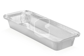 Aluminum container, 350*135*55 mm, 1400 ml