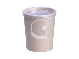 Ապուրի աման, 960 մլ, կրաֆտ, առանց կափարիչի, «EcoSoup»