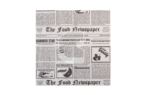 Փաթեթավորման թղթեր  սև newspaper , 300*300մմ