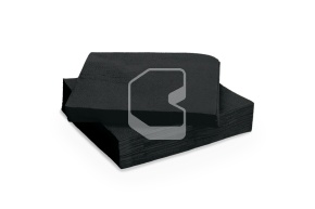 Paper napkins, 33х33 cm, one layer, 300 sheets, black, 1/9