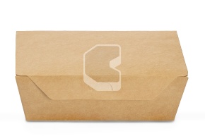 Լանչ-բոքս կափարիչով, 1000 մլ, CRAFTBOX, 170/190*130/150*50 մմ, կրաֆտ ստվարաթուղթ