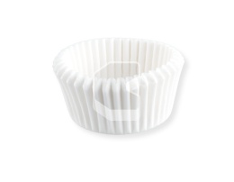 Tartlet, d-70 mm, circle, white, height-20 mm, 2000 pcs/package