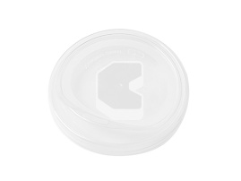 Lid with drinking hole 90 mm, transparent