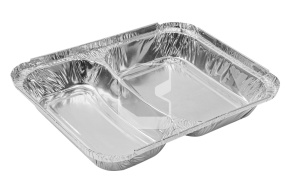 Ալյումինե կոնտեյներ 2տեղ. C2, 225*170*42 / 840 մլ