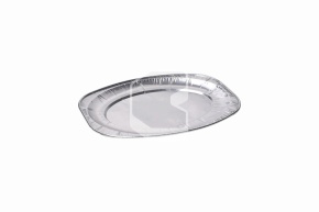 Aluminium plate, oval, 255*177*14 mm