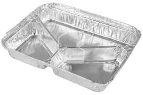 Ալյումինե կոնտեյներ 3տեղ C3, 225*170*42մմ, 900մլ