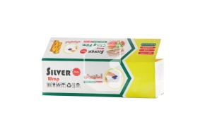 ՊՎՔ սննդային թաղանթ, տուփի մեջ, դանակով, 30*300 Silver Wrap