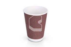 Paper cup brown, double-walled 350ml