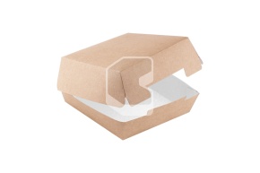 Бургег Бокс BURGER M, 100/115*100/115*60, крафт VerdeVita