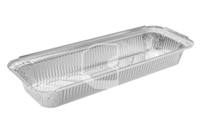 Aluminum container, 350*135*55 mm, 1400 ml