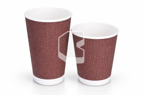 Paper cup brown, double-walled 350ml