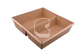 Աղցանի տարա OneClick, 1200 մլ, կրաֆտ, , 2х տեղանոց
