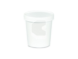 Soup bowl, 500 ml, white, without lid, "EcoSoup"