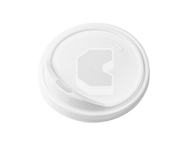 Lid with drinking hole 90 mm, white