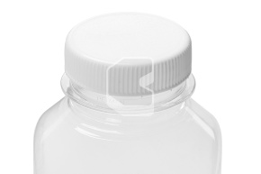 Շիշ 300մլ քառակուսի, թափանցիկ